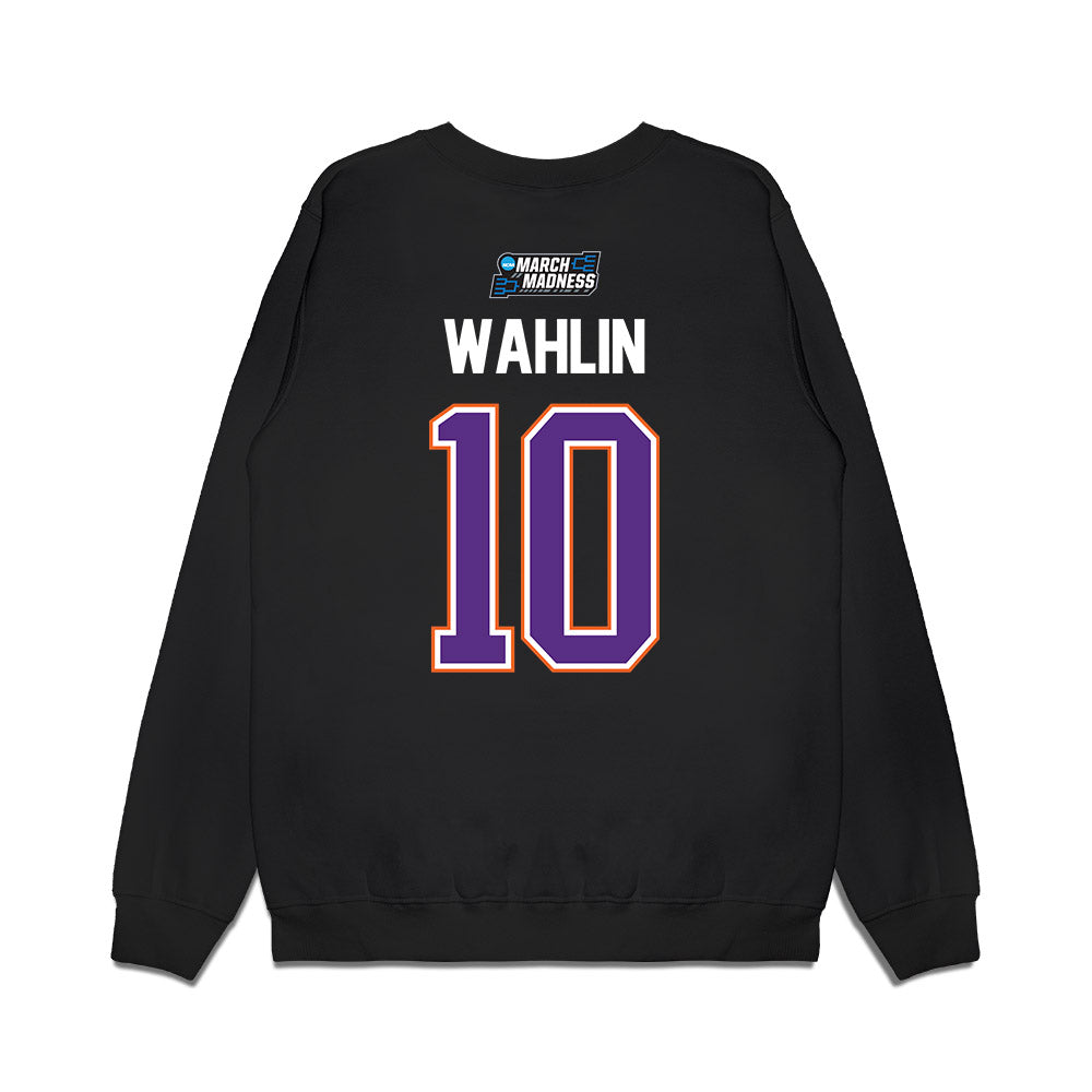 Clemson - NCAA Men's Basketball : Jake Wahlin - NCAA® March Madness® 2026 Premium Crewneck Sweatshirt-1