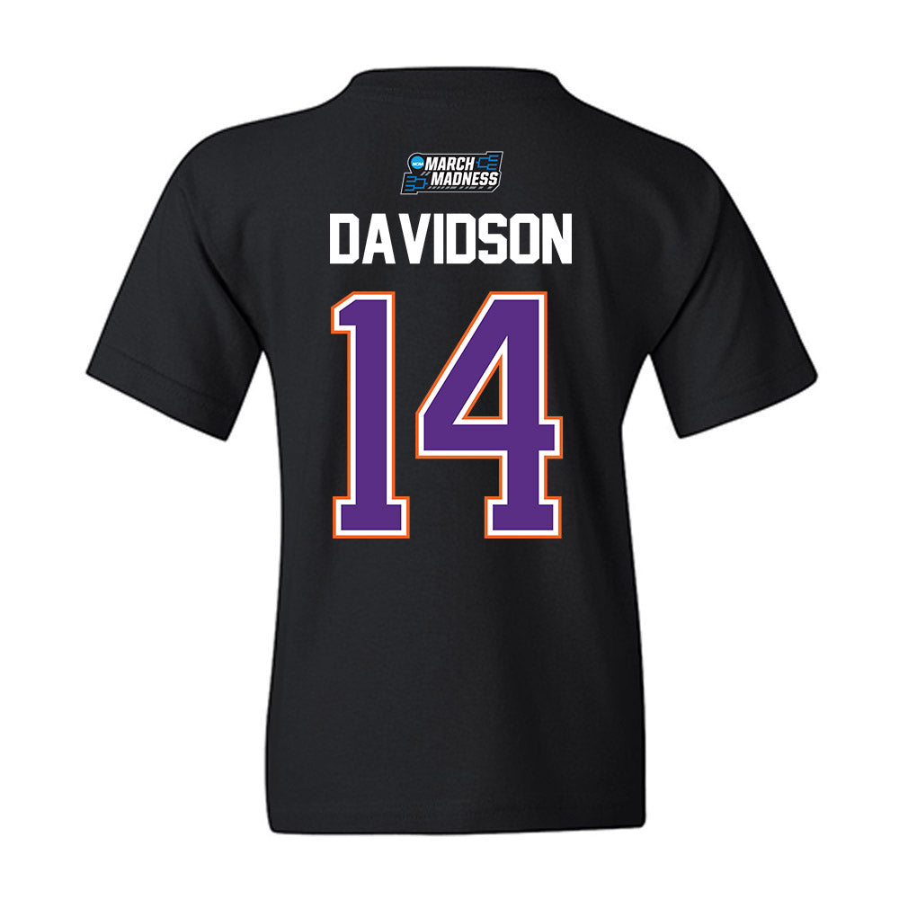 Clemson - NCAA Men's Basketball : Blake Davidson - NCAA® March Madness® 2026 Youth T-Shirt-1