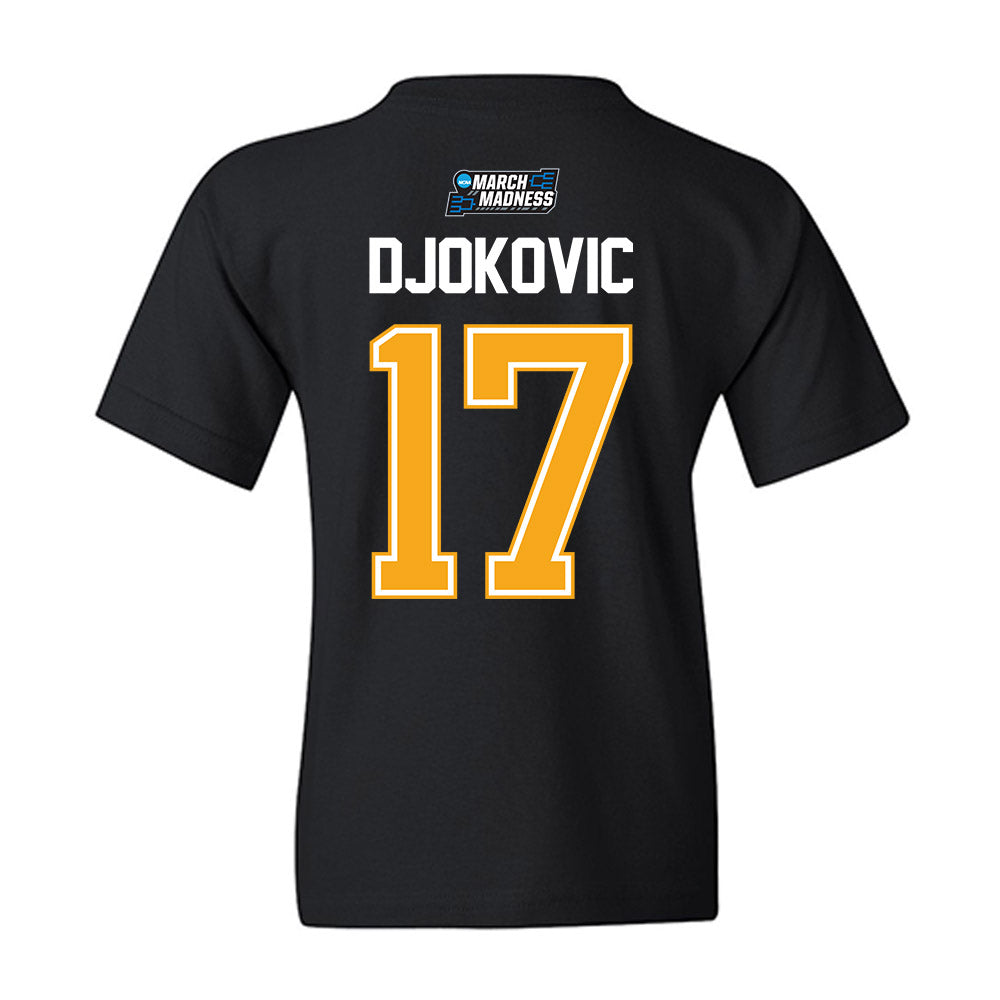 VCU - NCAA Men's Basketball : Lazar Djokovic - NCAA® March Madness® 2026 Youth T-Shirt-1