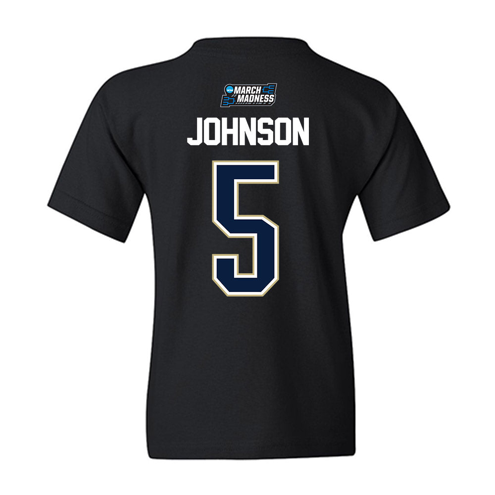 Akron - NCAA Men's Basketball : Tavari Johnson - NCAA® March Madness® 2026 Youth T-Shirt-1