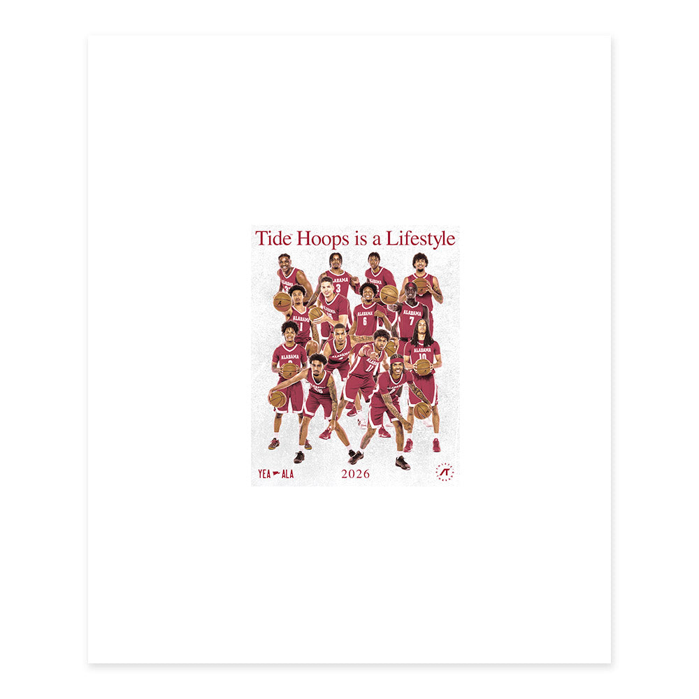 Alabama - NCAA Men's Basketball : - Team Collage Poster 20x24-0