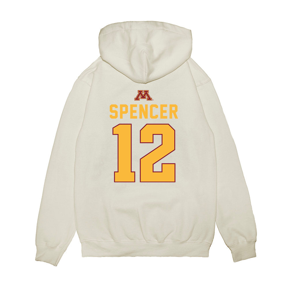 Minnesota - NCAA Men's Basketball : RJ Spencer - Classic Shersey Premium Hooded Sweatshirt-1