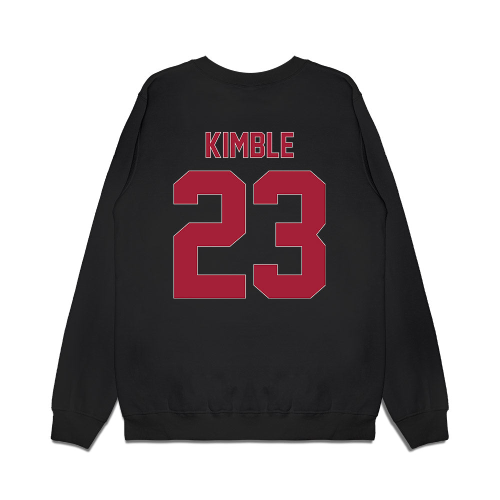 Lenoir Rhyne - NCAA Men's Basketball : Blessin Kimble - Vintage Shersey Premium Crewneck Sweatshirt-1
