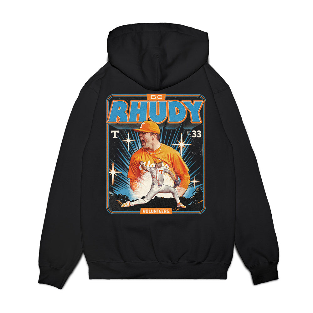 Tennessee - NCAA Baseball : Bo Rhudy - Collage Premium Hooded Sweatshirt-1
