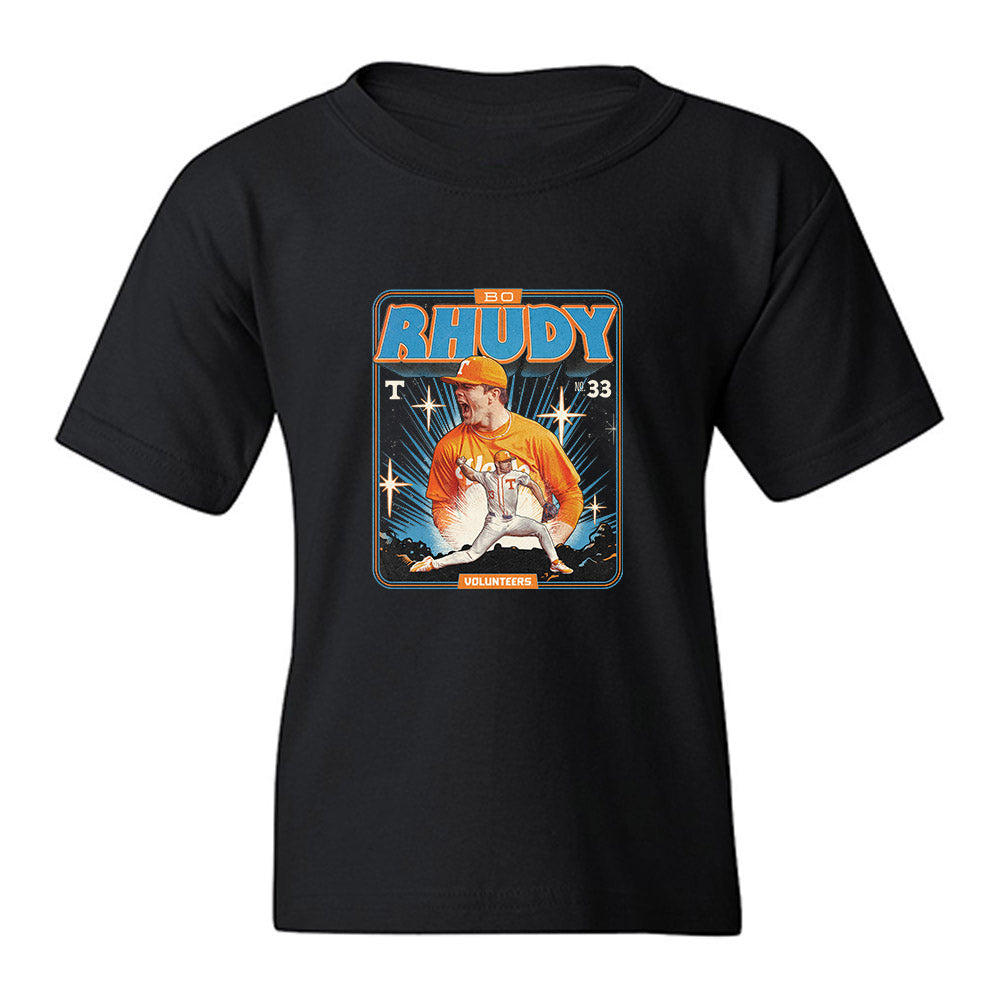 Tennessee - NCAA Baseball : Bo Rhudy - Collage Youth T-Shirt-0