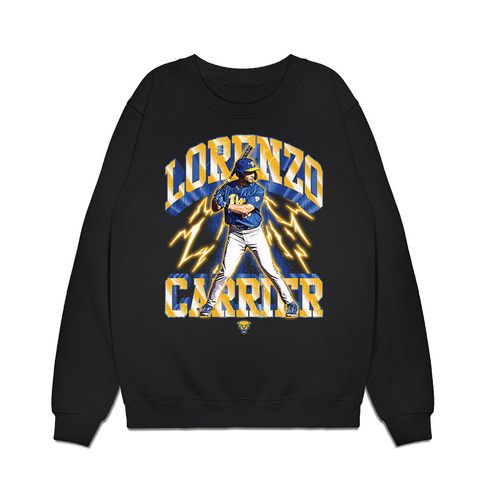 Pittsburgh - NCAA Baseball : Lorenzo Carrier - Premium Crewneck Sweatshirt-0