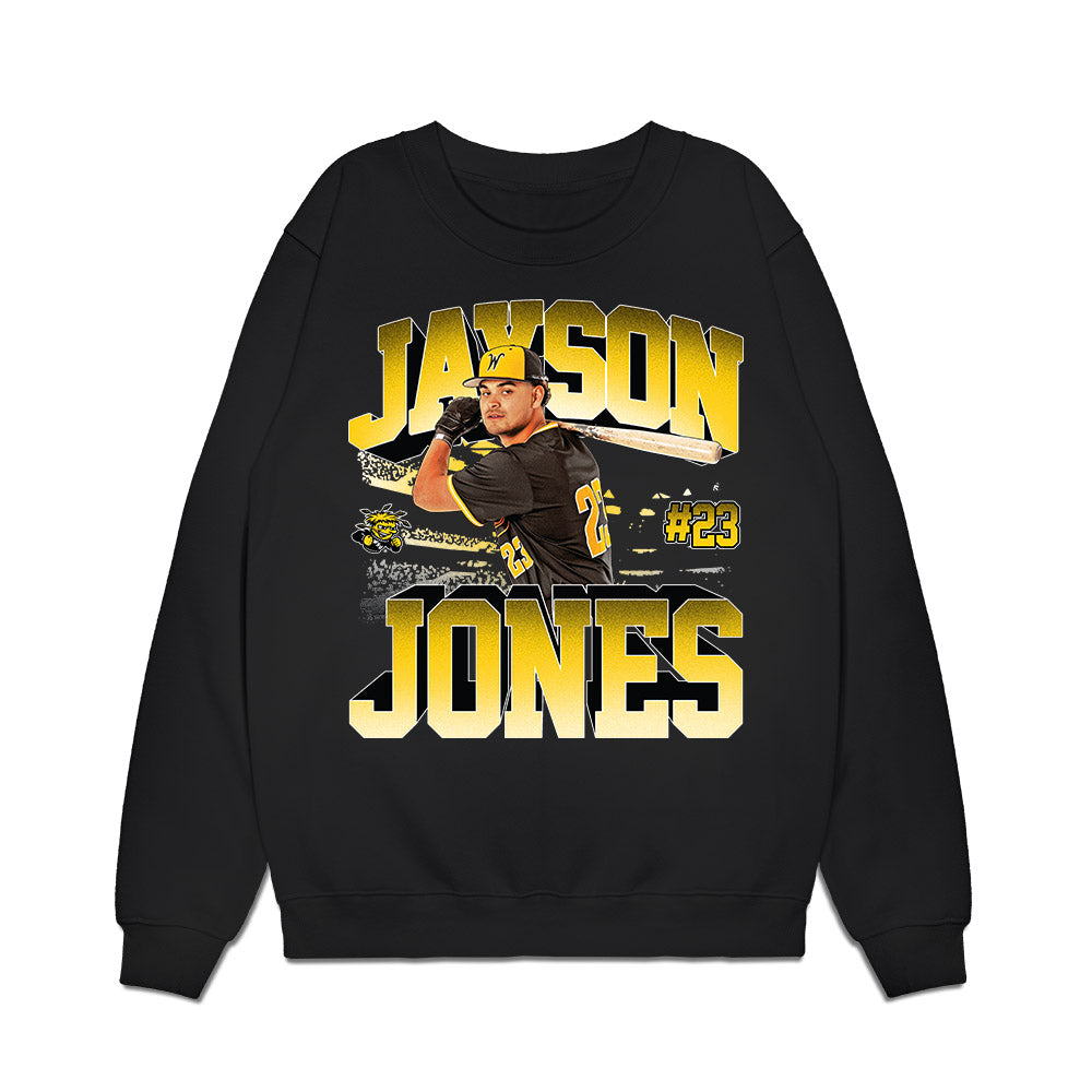 Wichita State - NCAA Baseball : Jayson Jones - Collage Premium Crewneck Sweatshirt-0