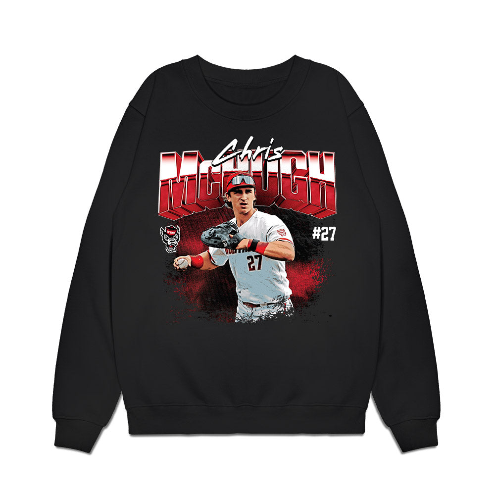 NC State - NCAA Baseball : Chris Mchugh - Collage Premium Crewneck Sweatshirt-0
