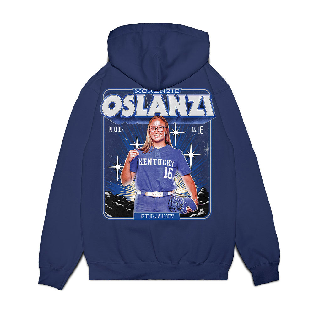 Kentucky - NCAA Softball : McKenzie Oslanzi - Fleece Hooded Sweatshirt-1