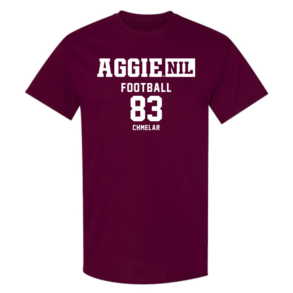 Texas A&M - NCAA Football : Colton Chmelar - Aggies NIL Classic Shersey T-Shirt-0