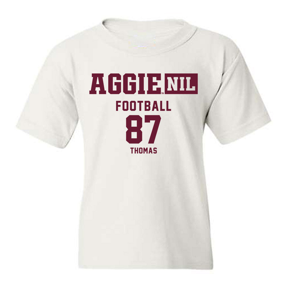 Texas A&M - NCAA Football : Houston Thomas - Aggies NIL Classic Shersey Youth T-Shirt-0