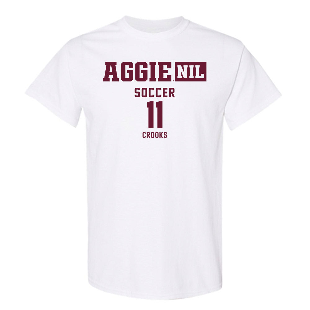 Texas A&M - NCAA Women's Soccer : Riley Crooks - Aggies NIL Classic Shersey T-Shirt-0