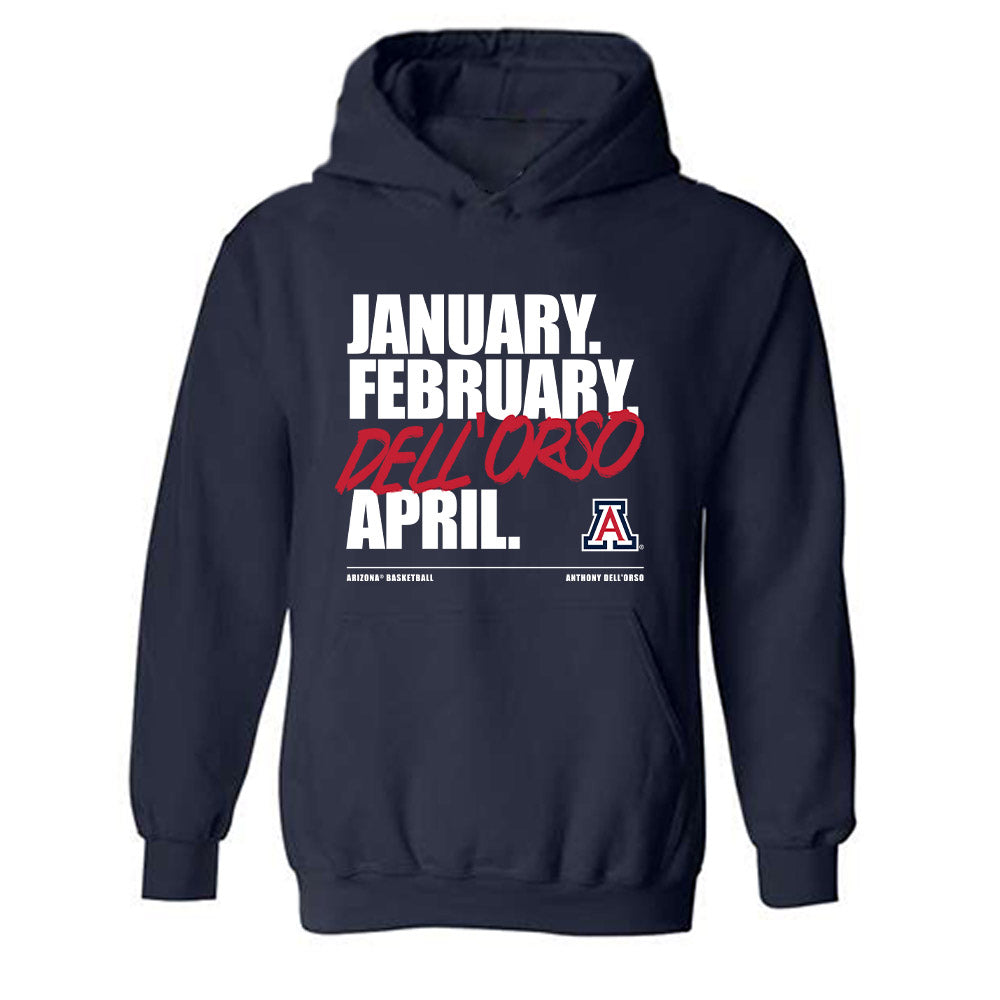 Arizona - NCAA Men's Basketball : Anthony Dell'Orso - Dell’orso Madness Hooded Sweatshirt-0