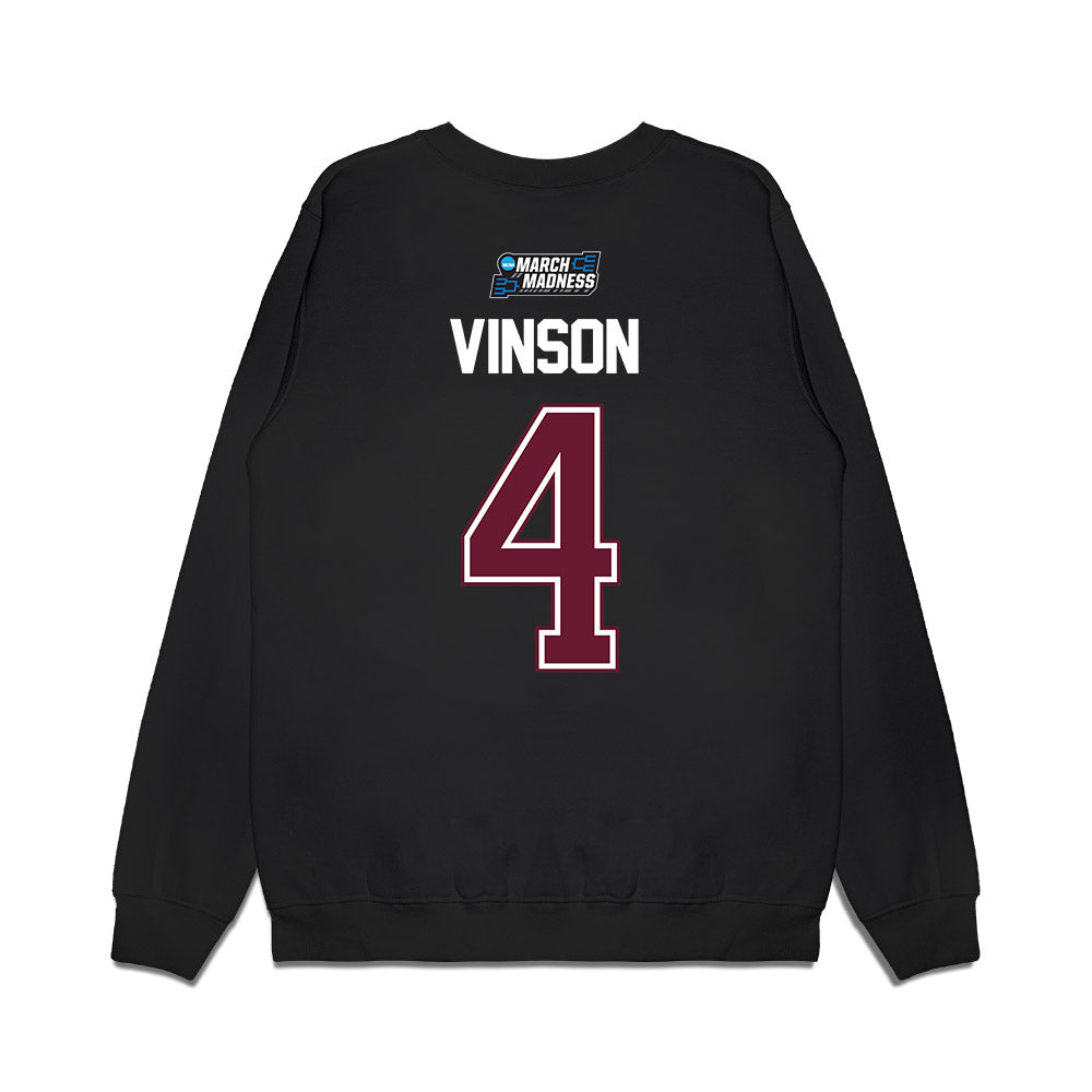 Texas A&M - NCAA Men's Basketball : Jamie Vinson - NCAA® March Madness® 2026 Premium Crewneck Sweatshirt-1