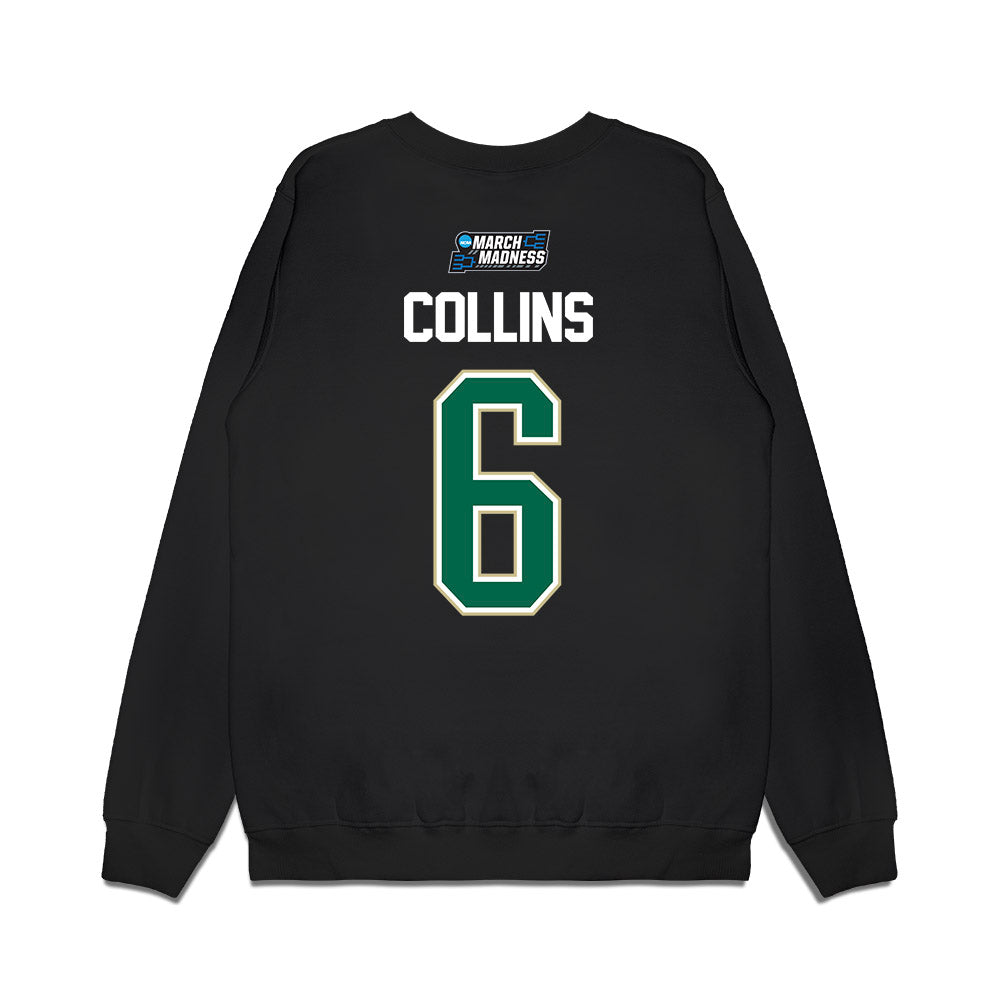 USF - NCAA Men's Basketball : Daimion Collins - NCAA® March Madness® 2026 Premium Crewneck Sweatshirt-1