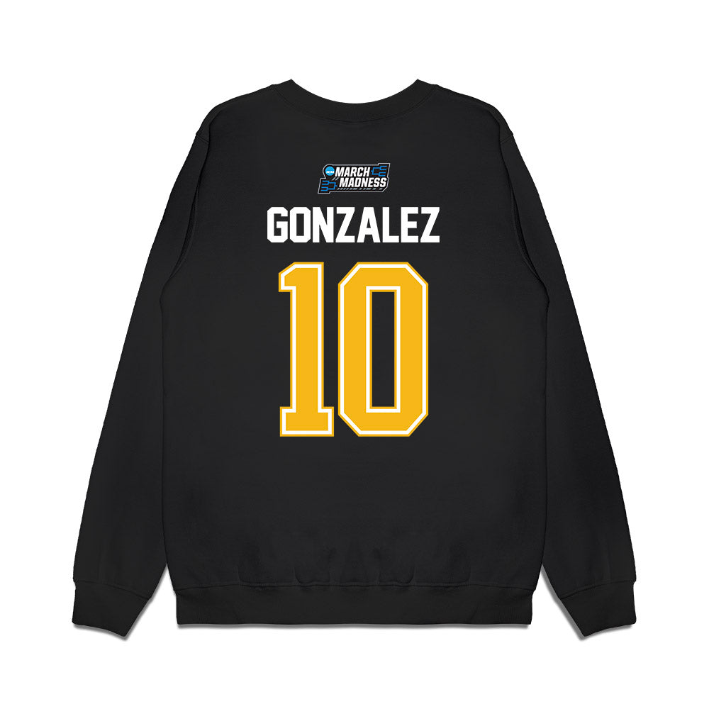 Idaho - NCAA Men's Basketball : Kristian Gonzalez - NCAA® March Madness® 2026 Premium Crewneck Sweatshirt-1