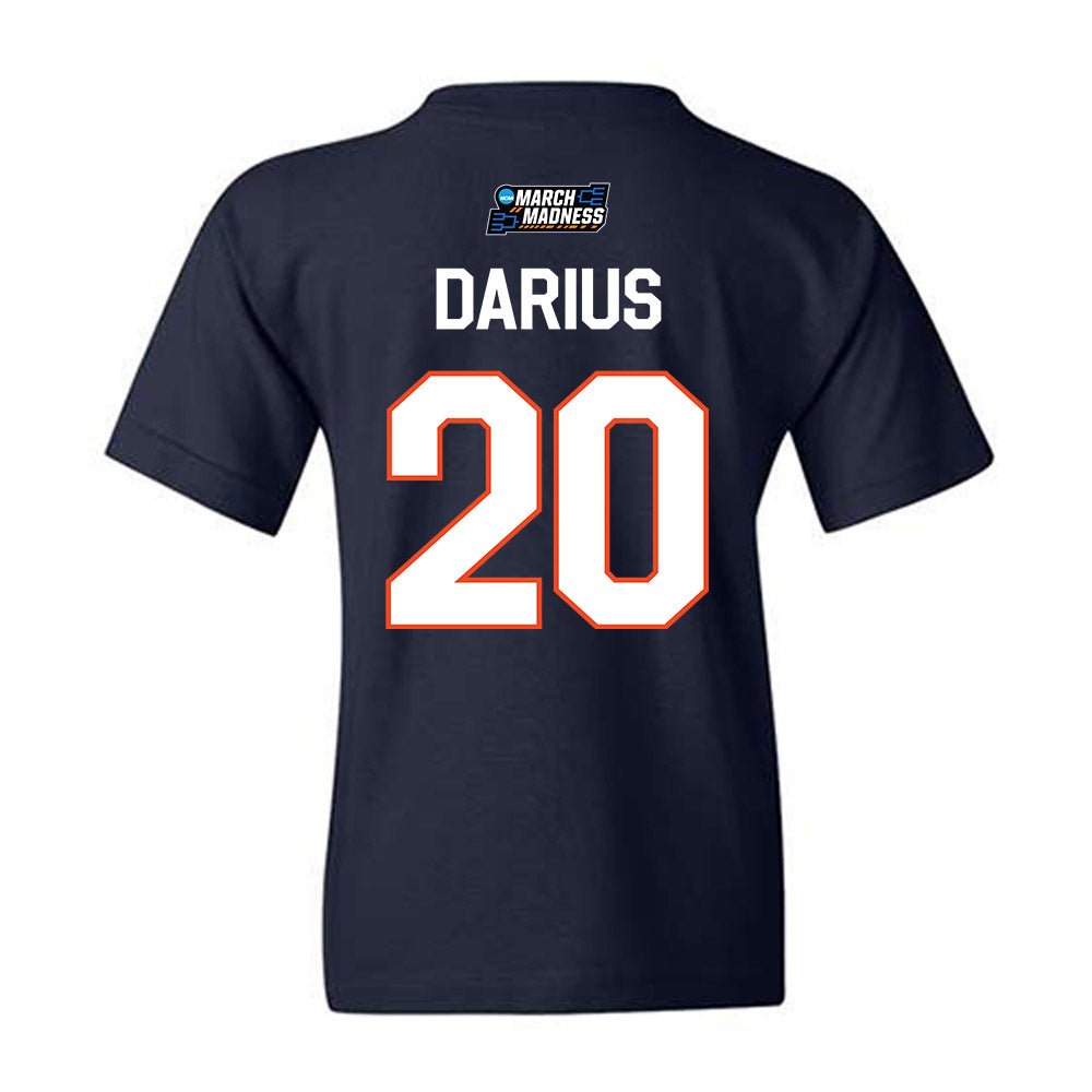 Syracuse - NCAA Women's Basketball : Dominique Darius - NCAA® March Madness® 2026 Youth T-Shirt-1