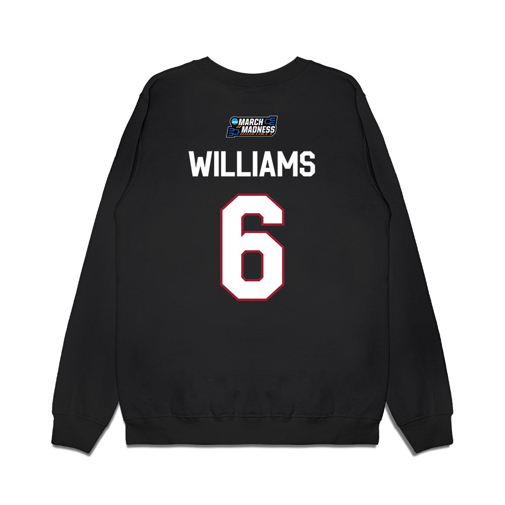 USC - NCAA Women's Basketball : Laura Williams - NCAA® March Madness® 2026 Premium Crewneck Sweatshirt-1