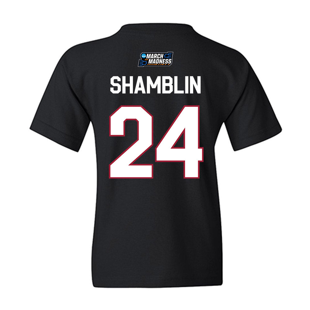 USC - NCAA Women's Basketball : Brooklyn Shamblin - NCAA® March Madness® 2026 Youth T-Shirt-1