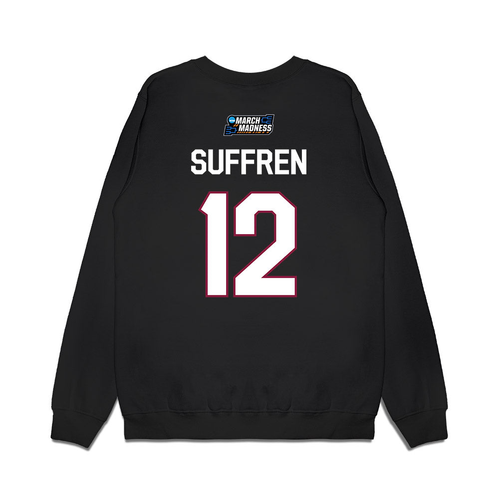 Virginia Tech - NCAA Women's Basketball : Samyha Suffren - NCAA® March Madness® 2026 Premium Crewneck Sweatshirt-1
