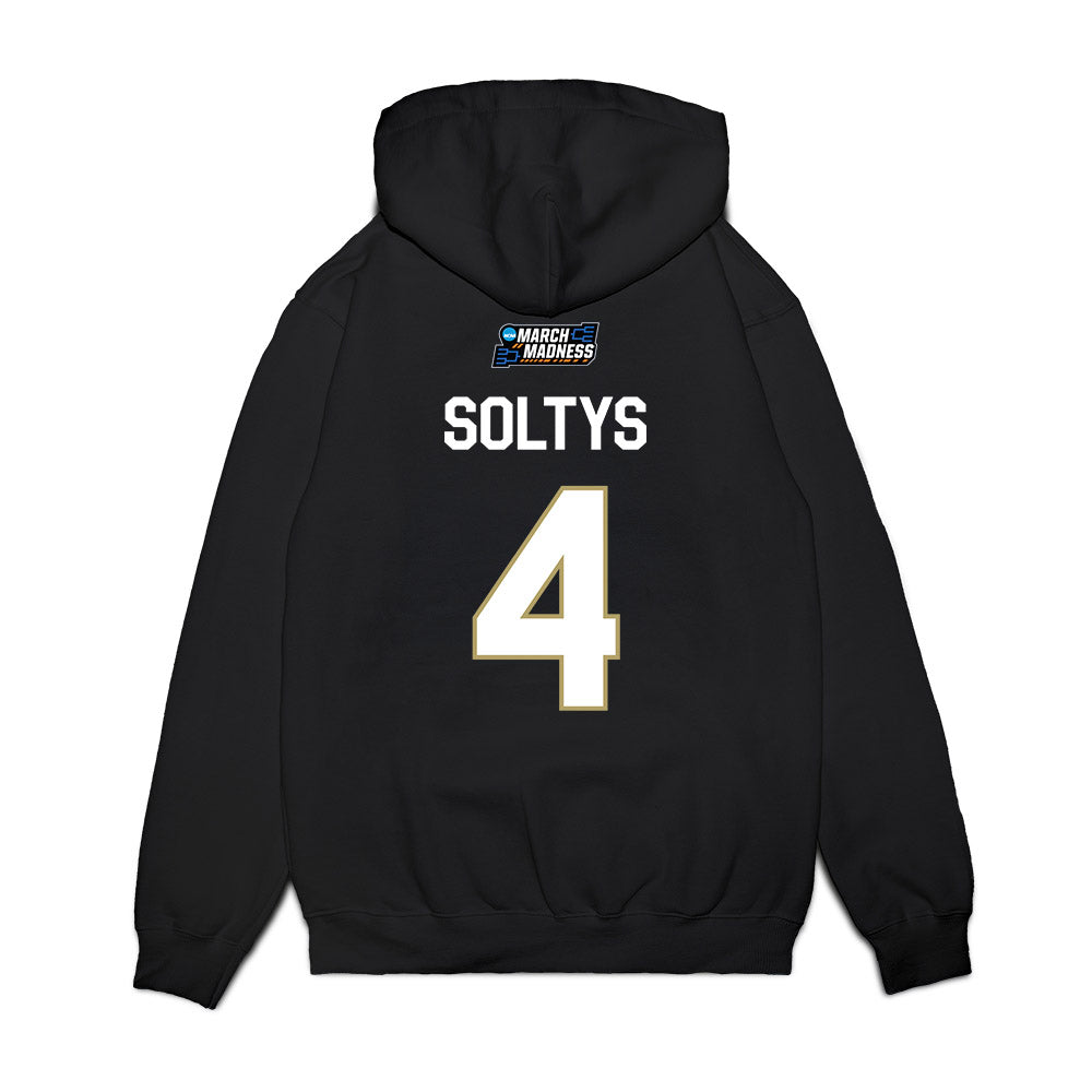 JMU - NCAA Women's Basketball : Delilah Soltys - NCAA® March Madness® 2026 Premium Hooded Sweatshirt-1