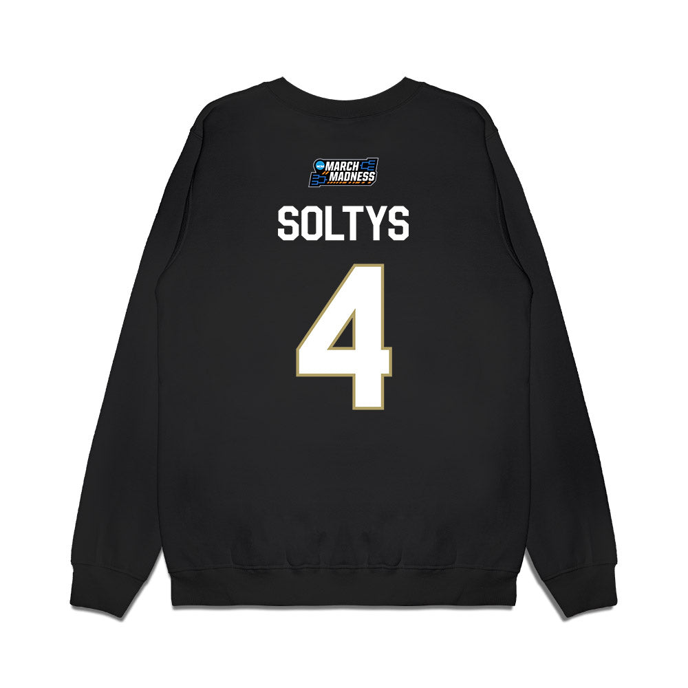 JMU - NCAA Women's Basketball : Delilah Soltys - NCAA® March Madness® 2026 Premium Crewneck Sweatshirt-1