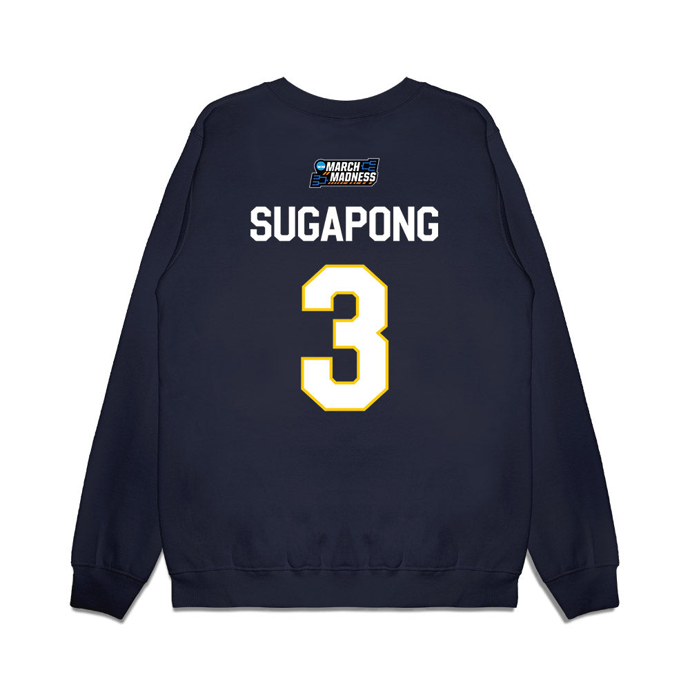 UCSD - NCAA Women's Basketball : Sumayah Sugapong - NCAA® March Madness® 2026 Premium Crewneck Sweatshirt-1