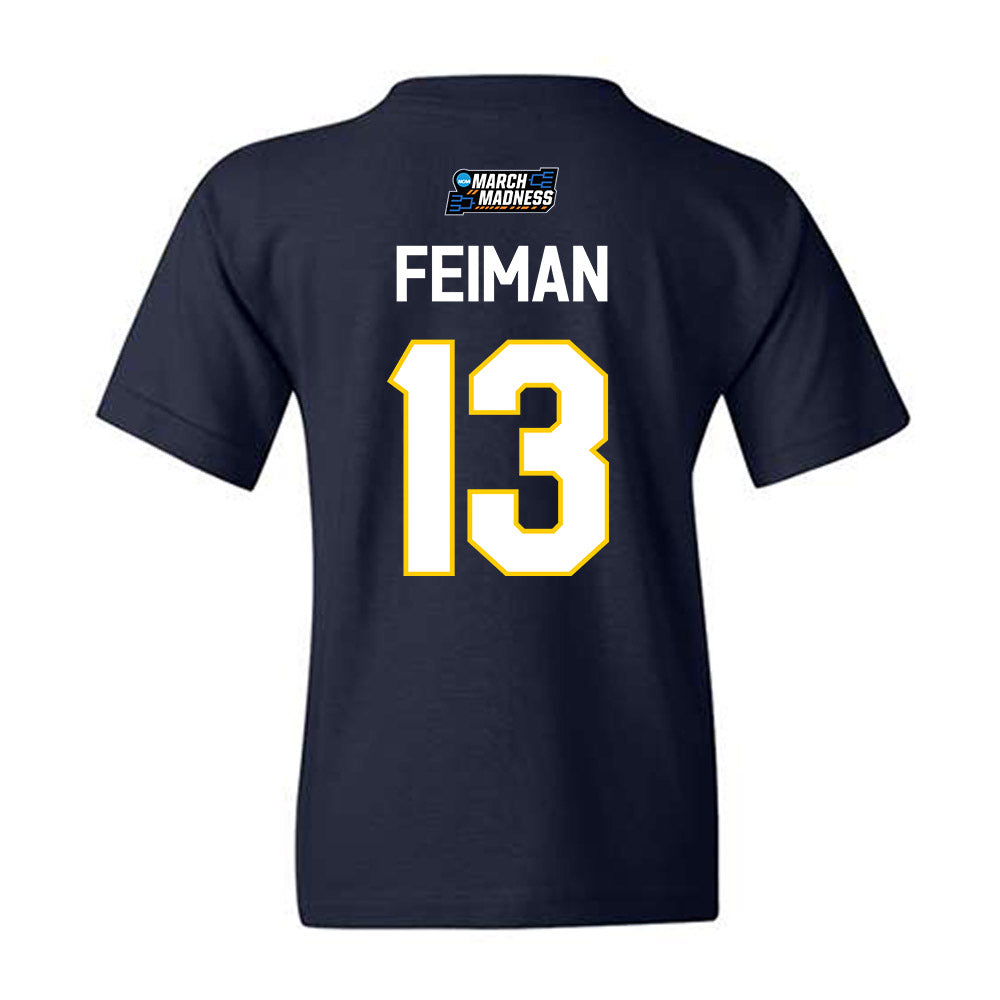 UCSD - NCAA Women's Basketball : Lev Feiman - NCAA® March Madness® 2026 Youth T-Shirt-1