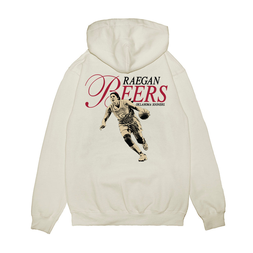 Oklahoma - NCAA Women's Basketball : Raegan Beers - Legacy Premium Hooded Sweatshirt-1