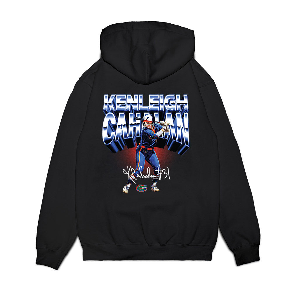Florida - NCAA Softball : Kenleigh Cahalan - Collage Premium Hooded Sweatshirt-1