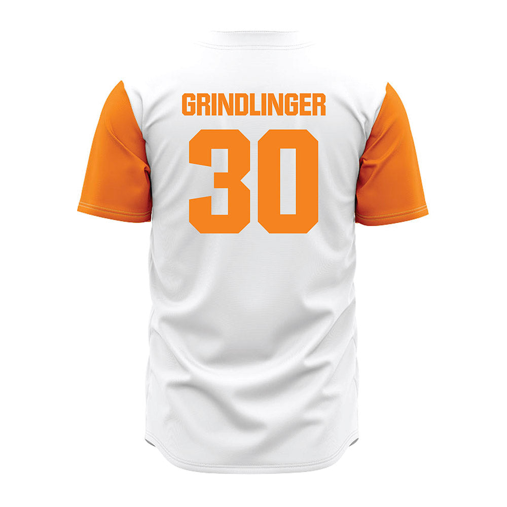 Tennessee - NCAA Baseball : Trent Grindlinger - White Jersey-1