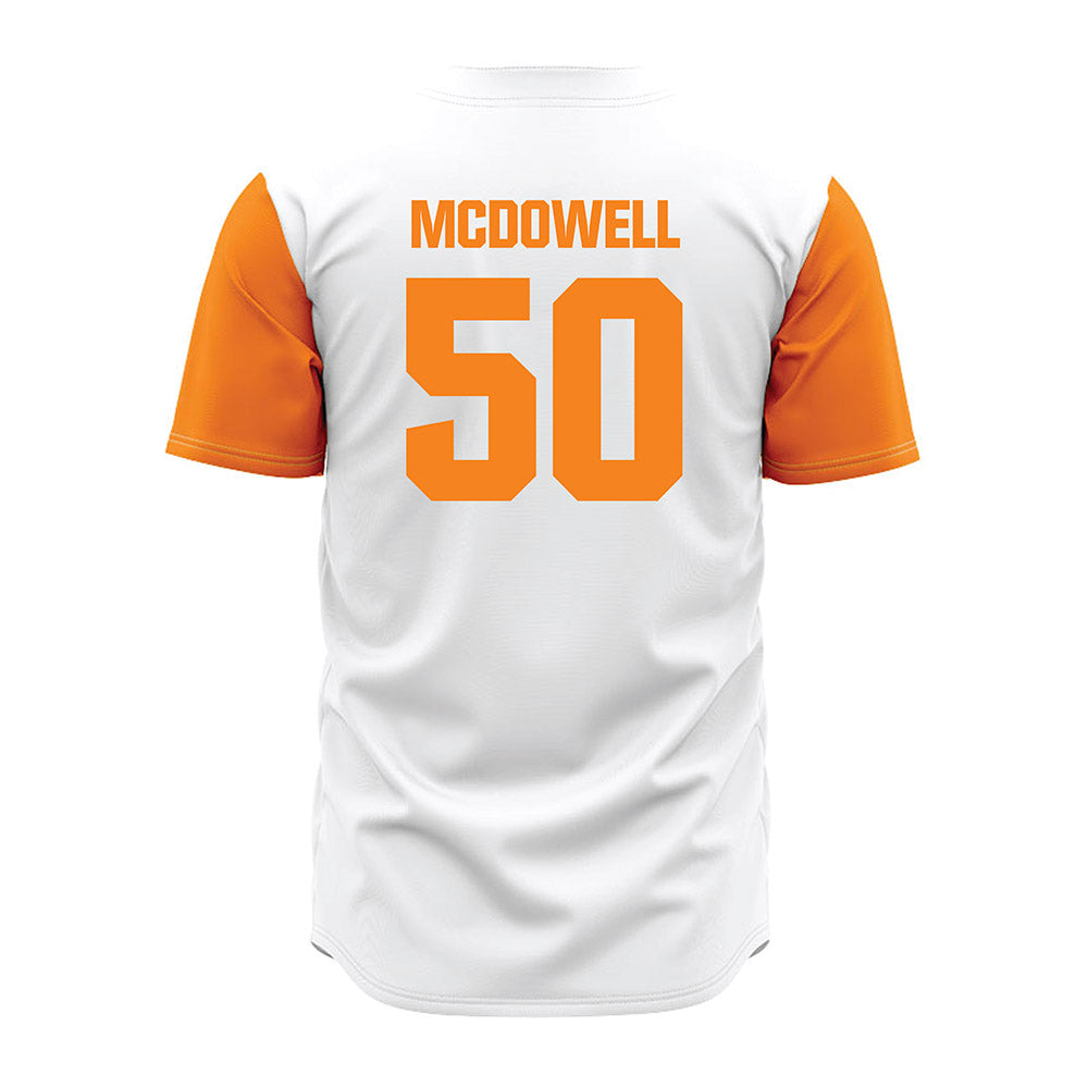 Tennessee - NCAA Baseball : DJ McDowell - White Jersey-1