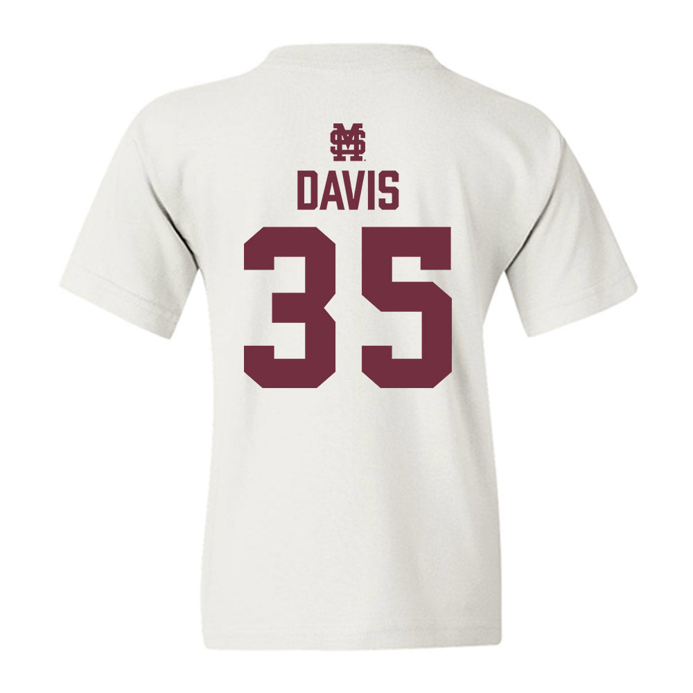 Mississippi State - NCAA Baseball : Ben Davis - Classic Shersey Youth T-Shirt-1