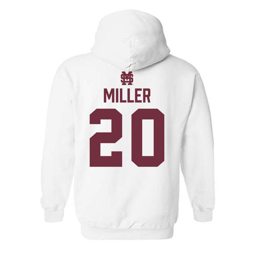 Mississippi State - NCAA Baseball : Maddox Miller - Classic Shersey Hooded Sweatshirt-1