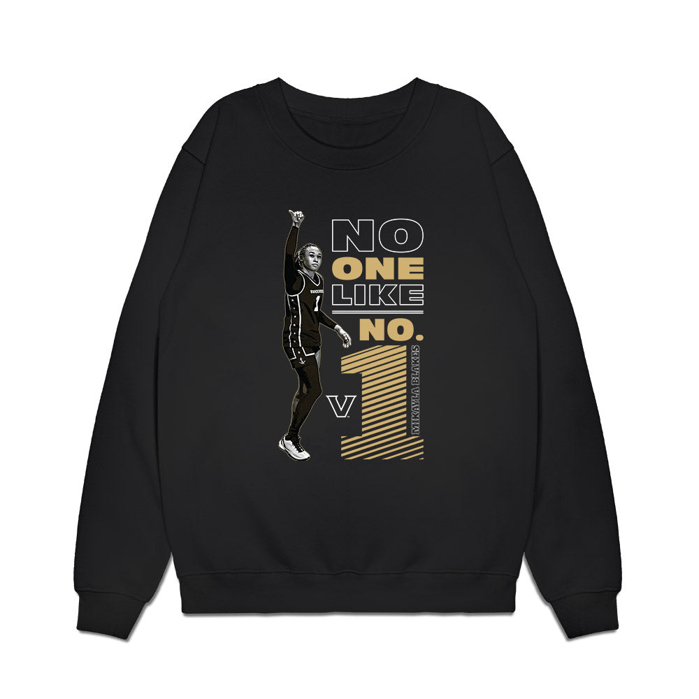 Vanderbilt - NCAA Womens Basketball : Mikayla Blakes - Graphic Premium Crewneck Sweatshirt-0