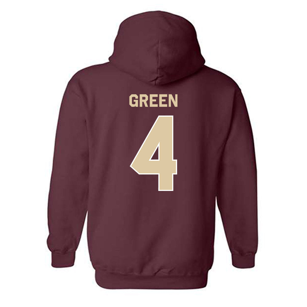 Boston College - NCAA Football : Javarius Green - Classic Shersey Hooded Sweatshirt-1