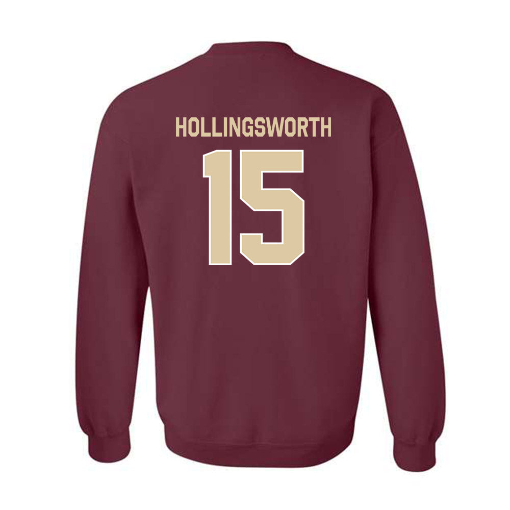 Boston College - NCAA Women's Basketball : Megan Hollingsworth - Classic Shersey Crewneck Sweatshirt-1