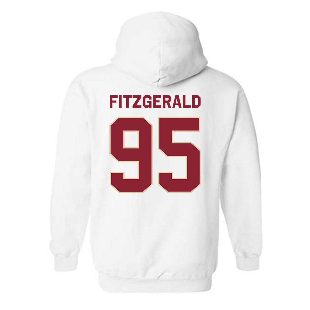 Boston College - NCAA Football : Mac Fitzgerald - Classic Shersey Hooded Sweatshirt-1