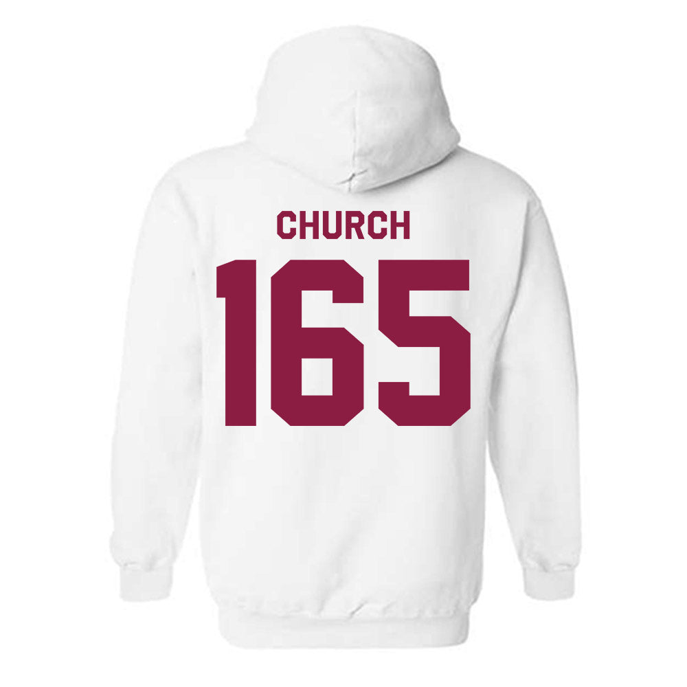 Virginia Tech - NCAA Wrestling : Mac Church - Classic Shersey Hooded Sweatshirt-1