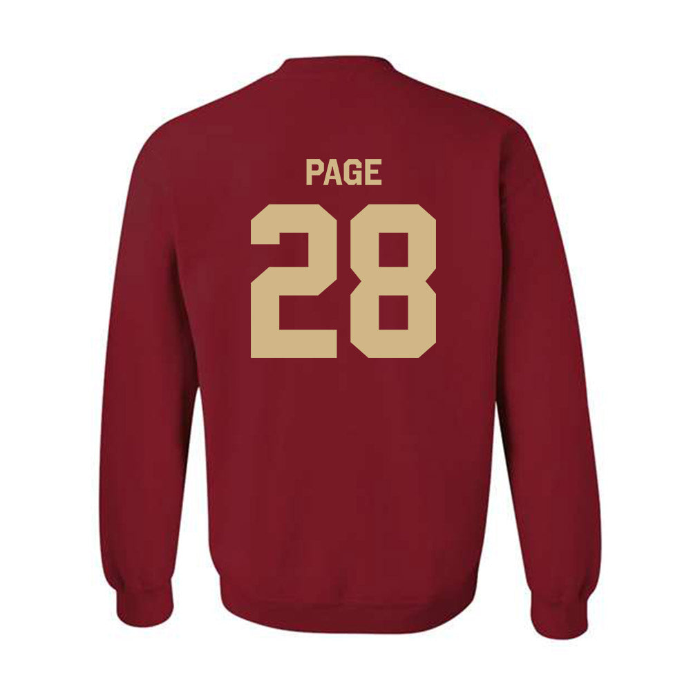 FSU - NCAA Women's Soccer : Olivia Page - Classic Shersey Crewneck Sweatshirt-3