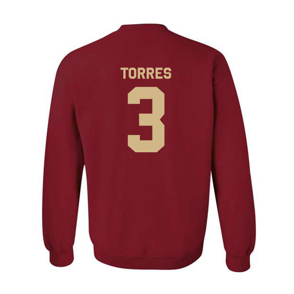 FSU - NCAA Softball : Isa Torres - Classic Shersey Crewneck Sweatshirt-1