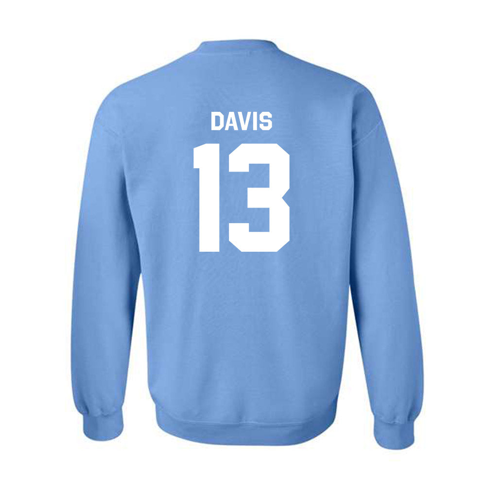 UNC - NCAA Softball : Kina Davis - Classic Shersey Crewneck Sweatshirt-1