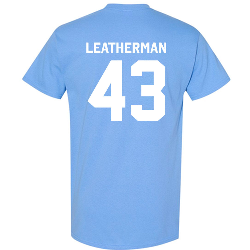 UNC - NCAA Baseball : Riley Leatherman - Classic Shersey T-Shirt-1
