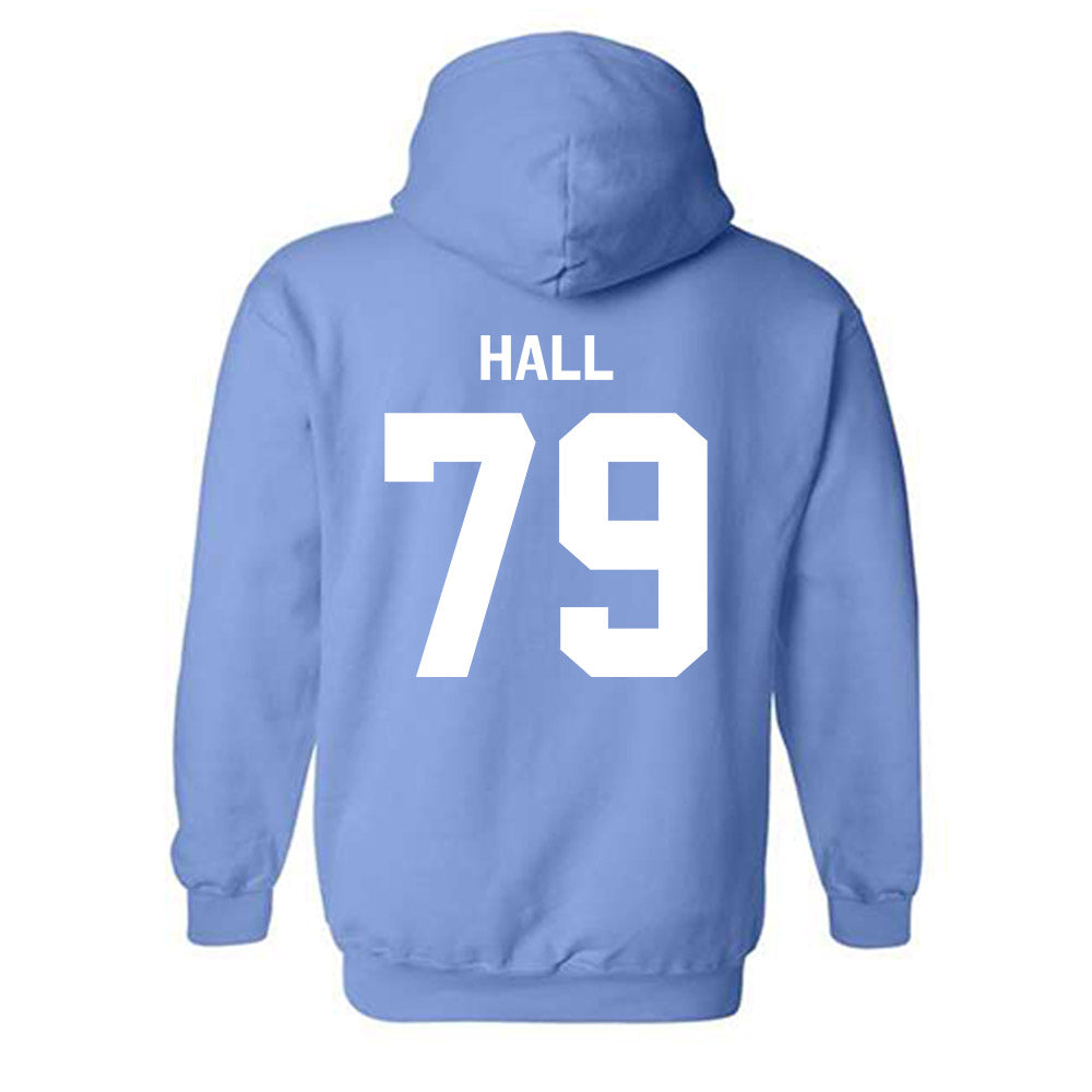 UNC - NCAA Football : Anthony Hall - Classic Shersey Hooded Sweatshirt-1