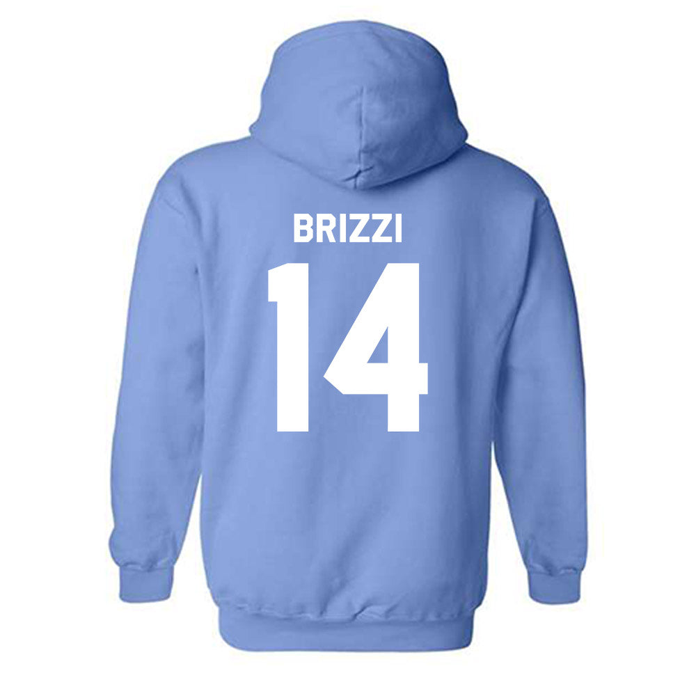 UNC - NCAA Men's Basketball : Angelo Brizzi - Classic Shersey Hooded Sweatshirt-3