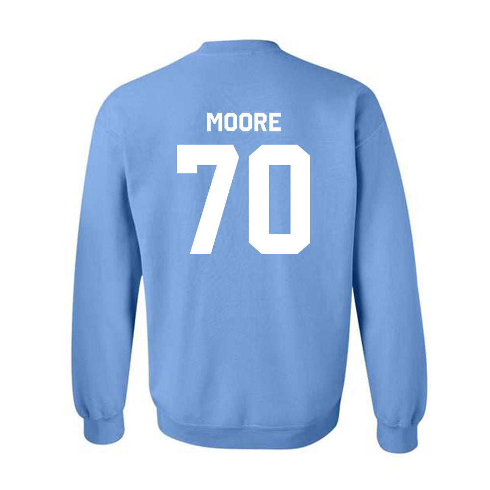 UNC - NCAA Men's Lacrosse : John Moore - Classic Shersey Crewneck Sweatshirt-1