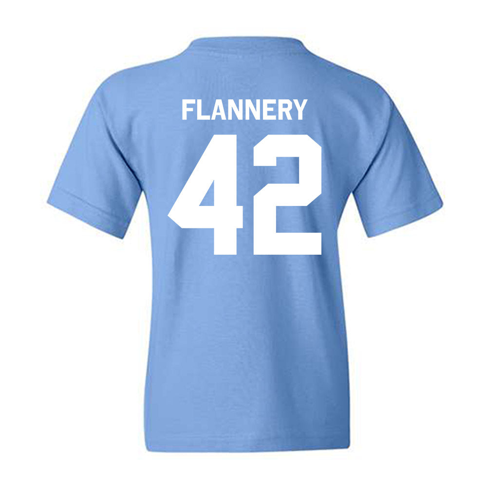UNC - NCAA Baseball : Boston Flannery - Classic Shersey Youth T-Shirt-1