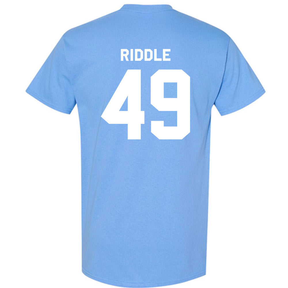 UNC - NCAA Men's Lacrosse : Alec Riddle - Classic Shersey T-Shirt-1