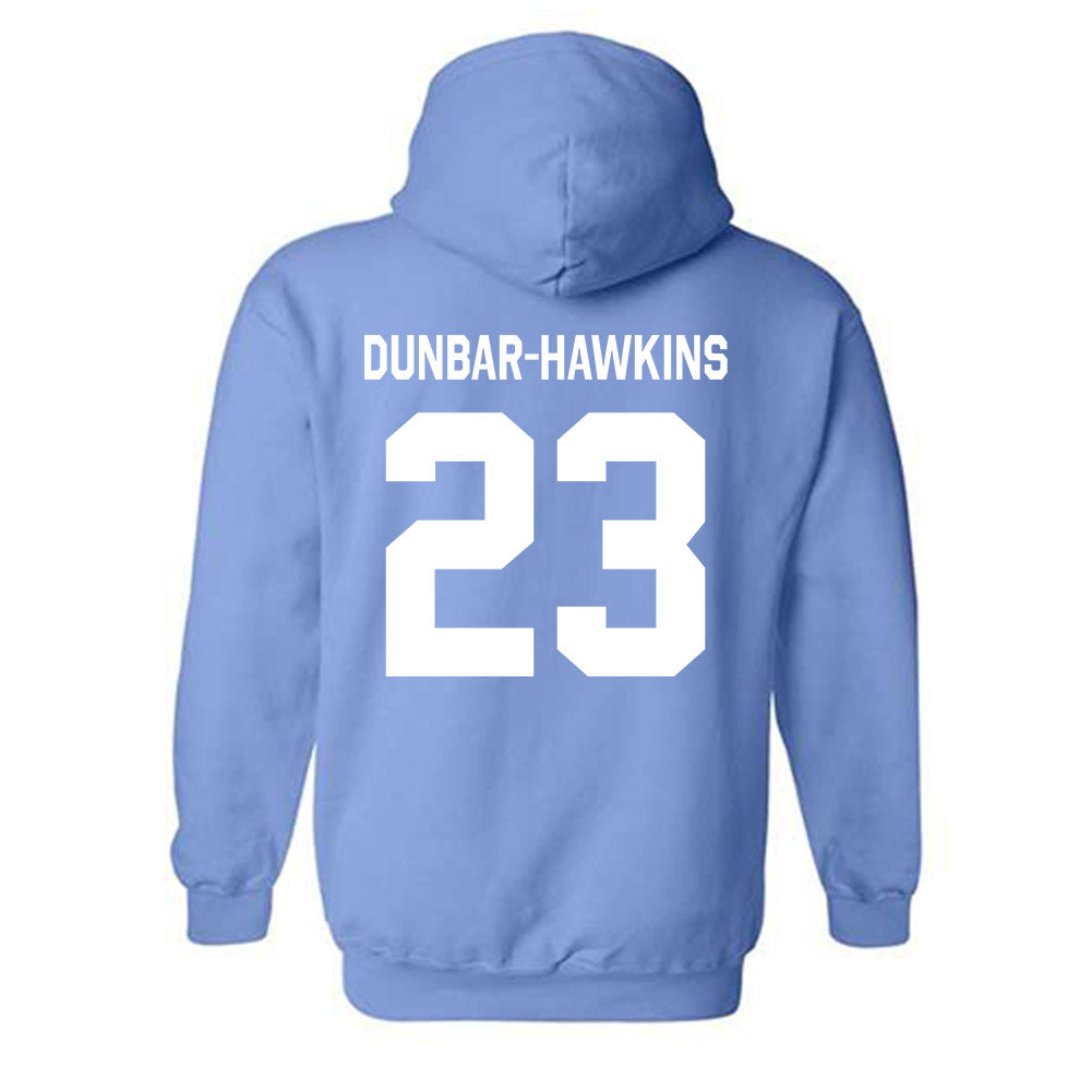 UNC - NCAA Football : Khristian Dunbar-Hawkins - Classic Shersey Hooded Sweatshirt-1