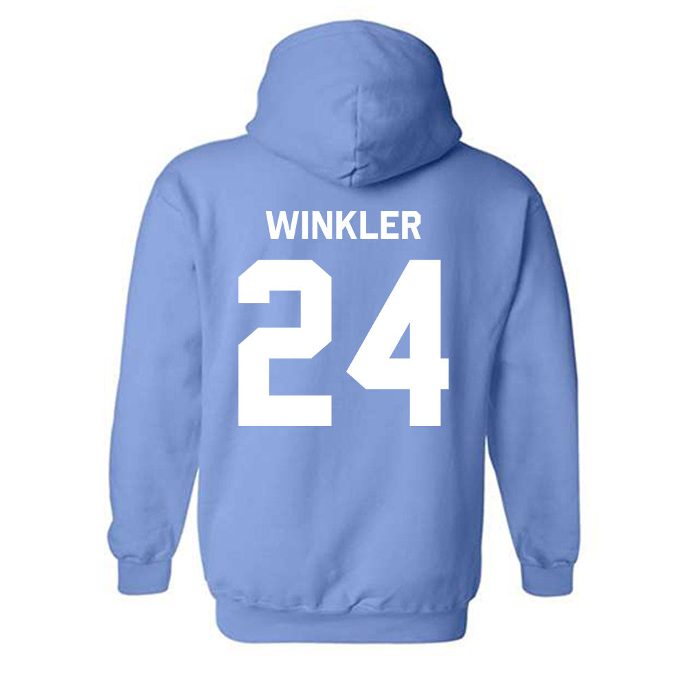 UNC - NCAA Women's Lacrosse : Grace Winkler - Classic Shersey Hooded Sweatshirt-1